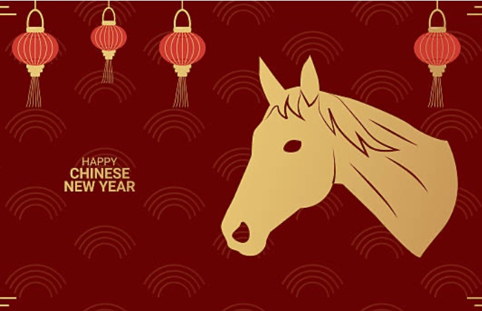 Avis de vacances pour le festival du printemps